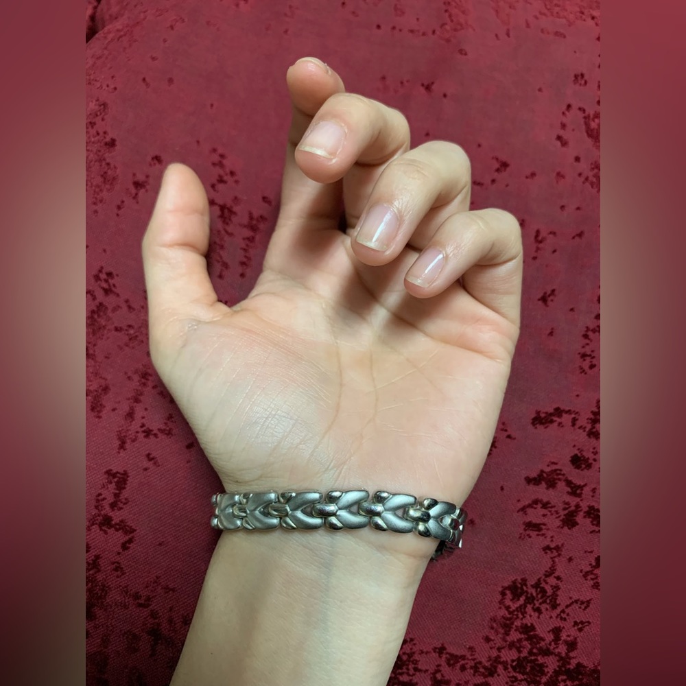 Stainless steel link bracelet
